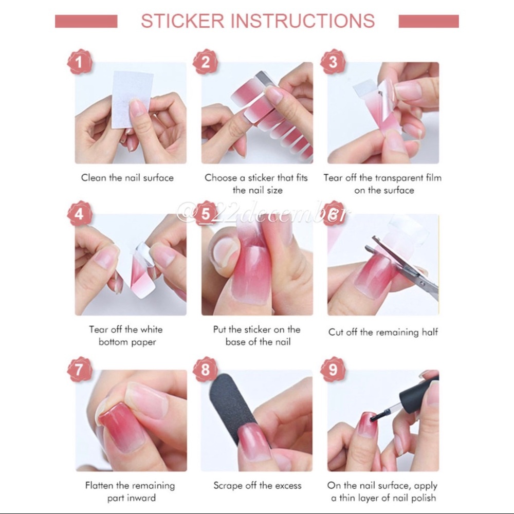 6 sheets for $20 Nail Wrap - DQ36 - Picture 6 of 7